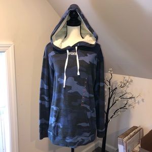 Pink Victoria’s Secret Sherpa Hoodie